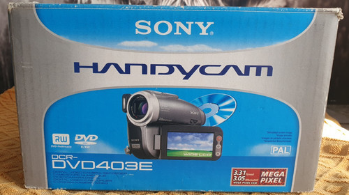 Sony handycam dcr - sony, dcr-dvd403e