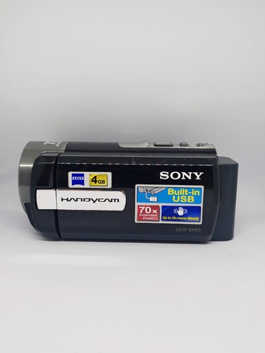 Sony dcr sx65 handycam 4gb - sony,
